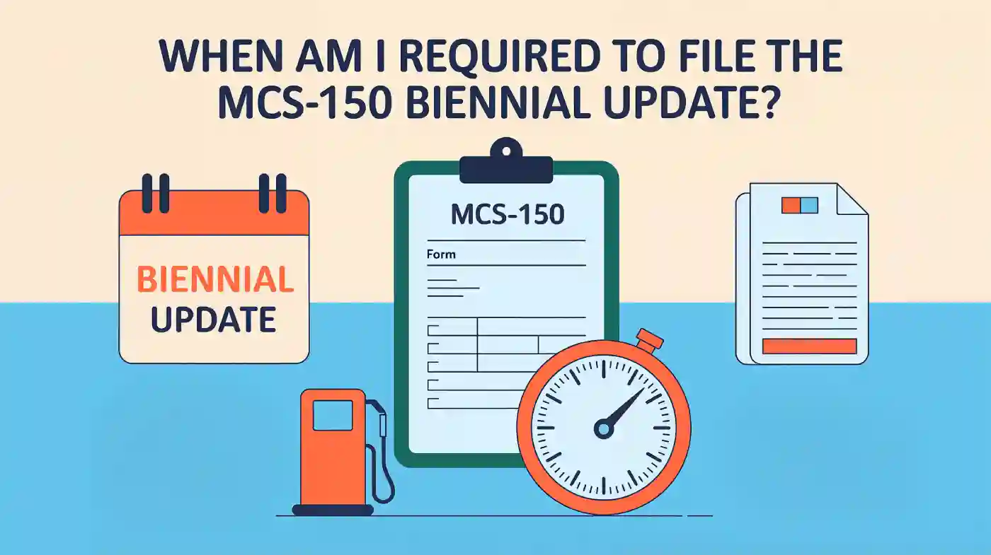 When am I Required to File the MCS-150 Biennial Update?