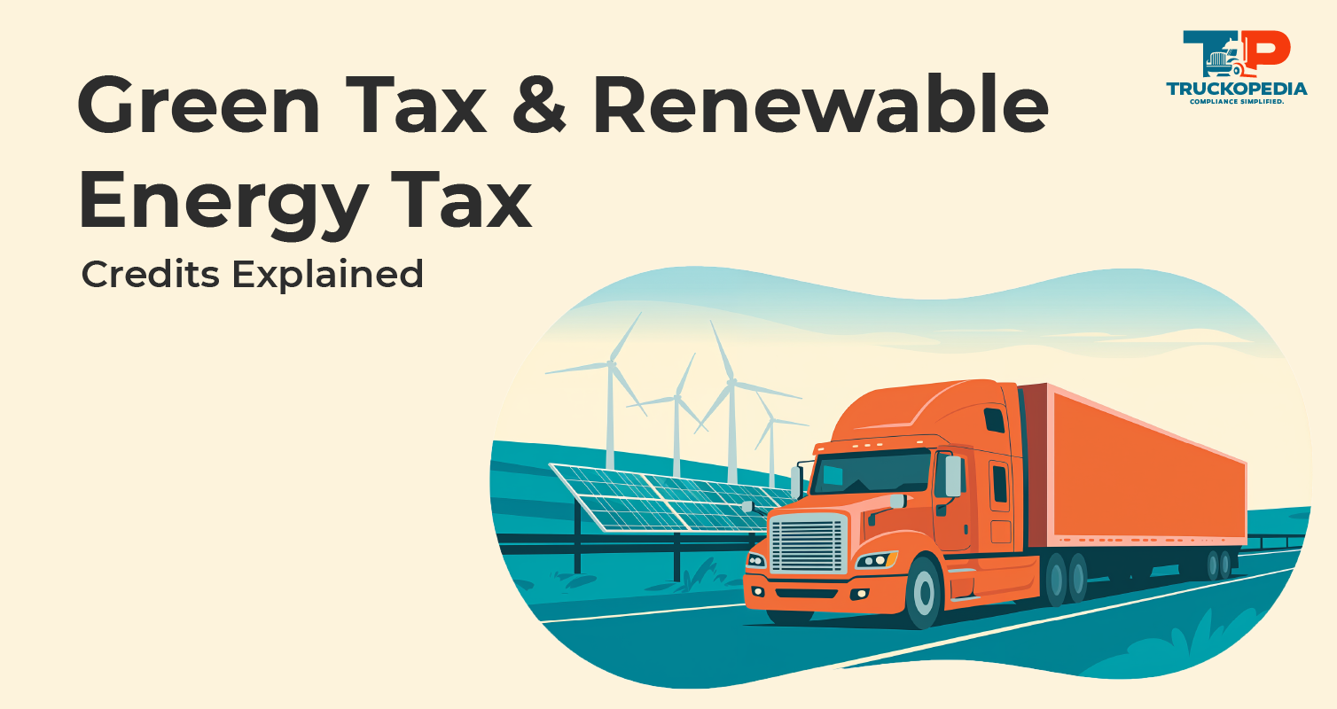 Green Tax and Renewable Energy tax.