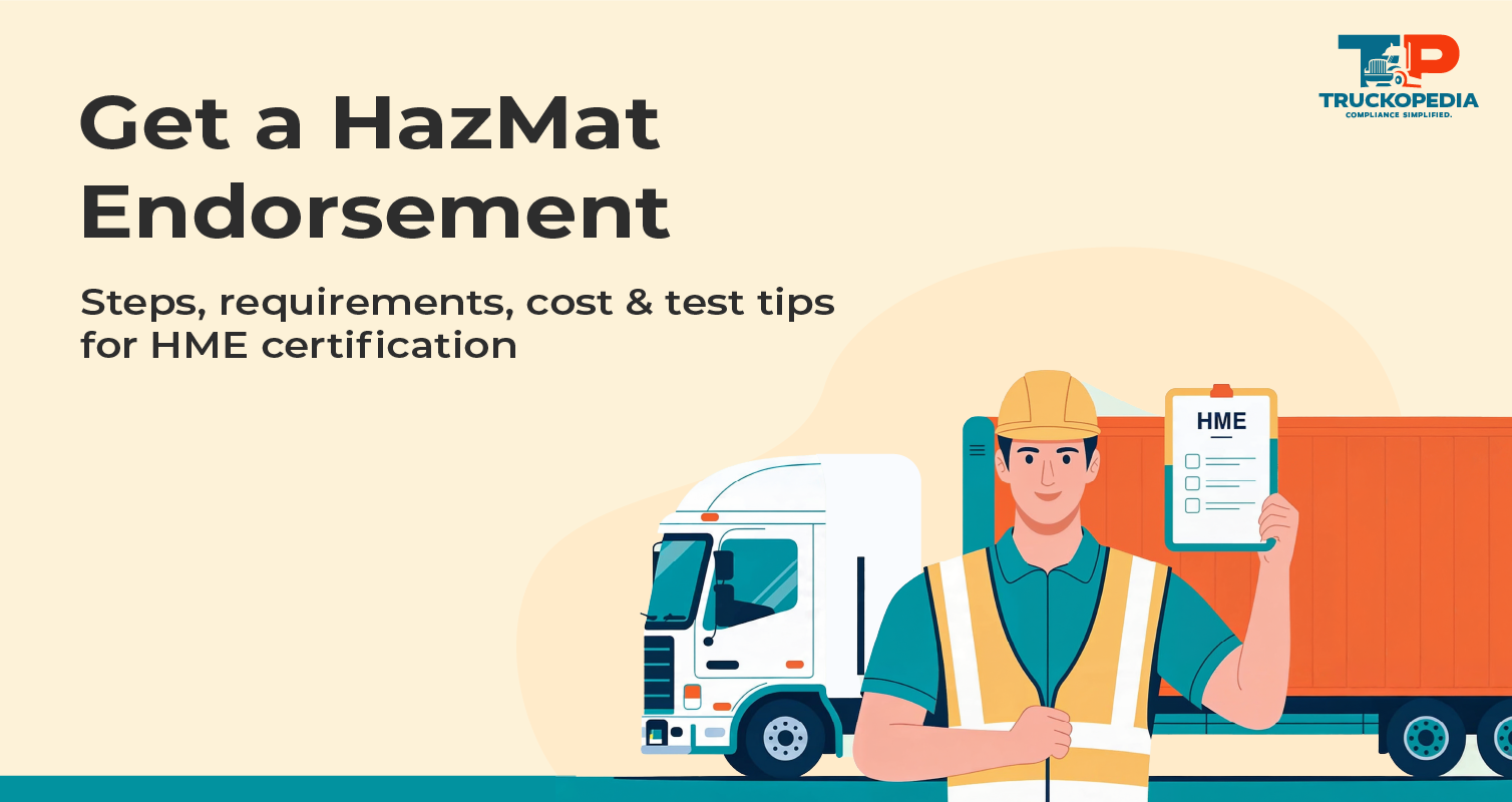 How to Get a HazMat Endorsement