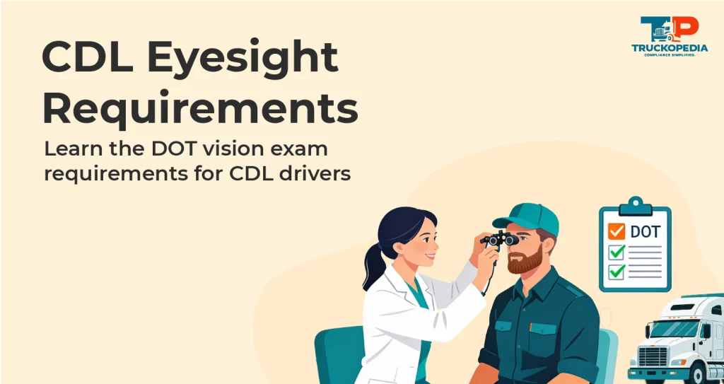DOT CDL Vision Requirements for Truck Drivers